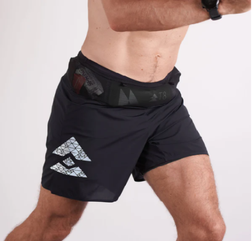 T8 Men’s Black Sherpa Shorts