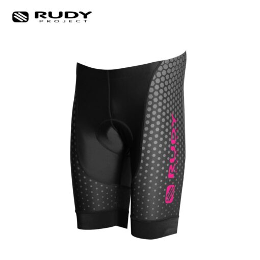 Rudy Project Apparel Women’s Breathable Biking Cycling Jersey Shorts – Black and Pink