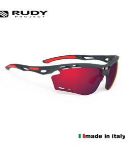 Rudy Project 2020 Propulse Running Eyewear Charcoal Matte in Multilaser Red Lenses