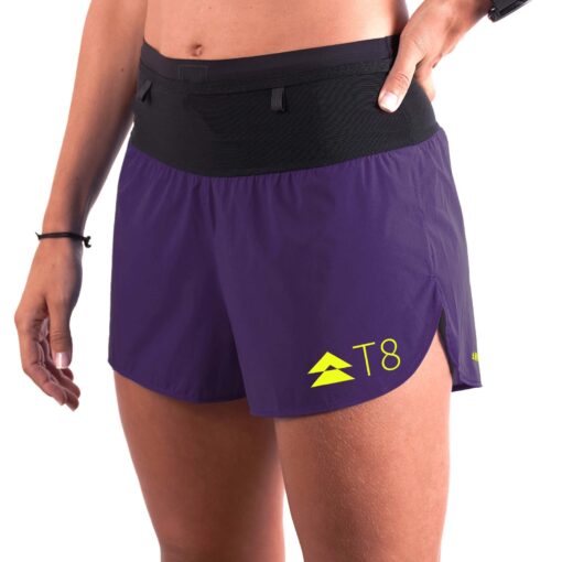 T8 Women’s Purple Sherpa Shorts