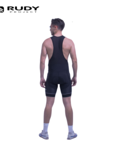 Rudy Project Mens Road Cycling Bibshorts in Black Model 1