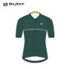 Rudy Project Mens Road Cycling Jersey in Green Model 1