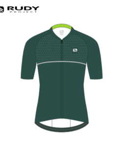 Rudy Project Womens Road Cycling Jersey in Green Model 1