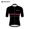 Rudy Project Mens Road Cycling Jersey in Black Model 1