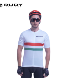 Rudy Project Mens Cycling Jersey Vintage in White Italy Model 4