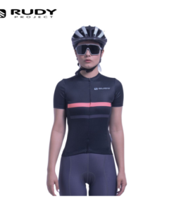 Rudy Project Womens Gravel / MTB Cycling Jersey in Black Grey Model 3