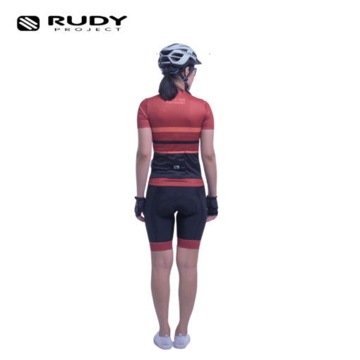 Rudy Project Womens Gravel / MTB Cycling Shorts in Black Red Model 3
