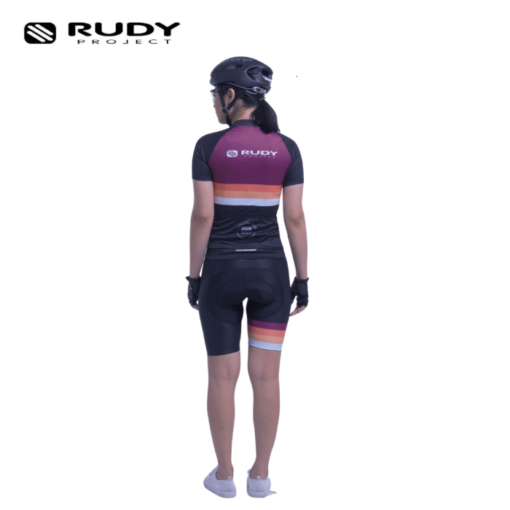 Rudy Project Womens Cycling Jersey Vintage in Sangria Black Model 5