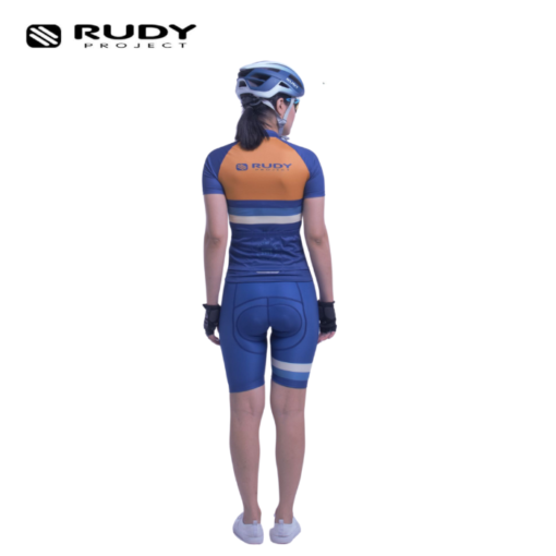 Rudy Project Womens Cycling Jersey Vintage in Mustard Black Model 5