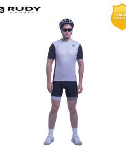 Rudy Project Mens Road Cycling Shorts in Beige – Black Model 2