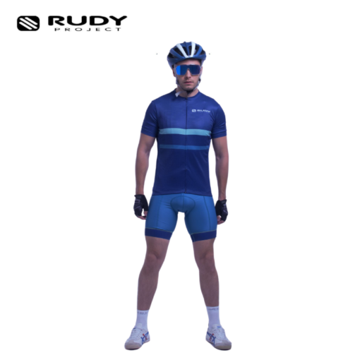 Rudy Project Mens Gravel / MTB Cycling Shorts in Ocean Blue Model 3