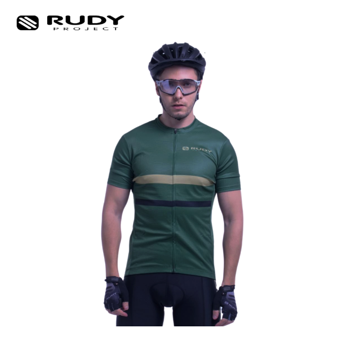 Rudy Project Mens Gravel / MTB Cycling Jersey in Forest Green Model 3 ...