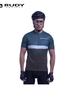 Rudy Project Mens Cycling Jersey Vintage in Olive Green Model 4