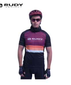 Rudy Project Mens Cycling Jersey Vintage in Sangria Black Model 5