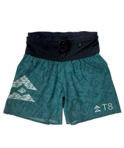 T8 Inked Teal Sherpa Shorts