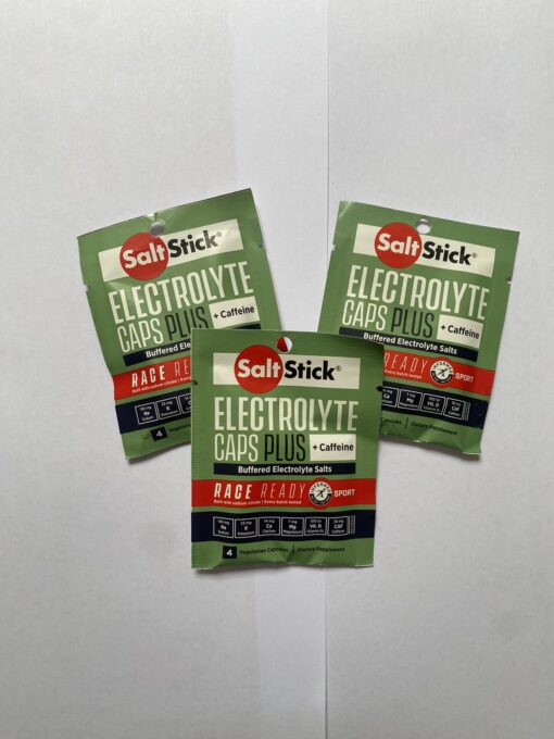 SaltStick Electrolyte Caps PLUS Pack + Caffeine(4 capsules)