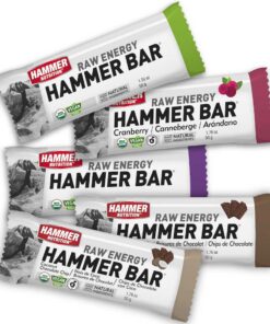 Hammer Nutrition Energy Protein Bar Kit – 5 Bars, 5 Flavors for Sustained Energy & Recovery